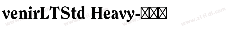 venirLTStd Heavy字体转换